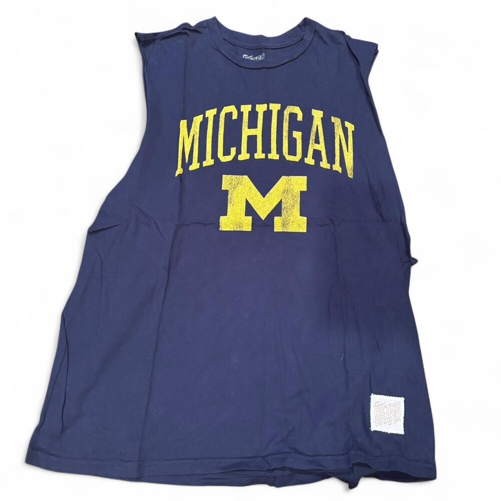 Original-retro-brand Men's Navy and Blue tank size medium